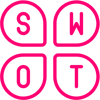 Icon of the letters S, W, O, and T together in pink